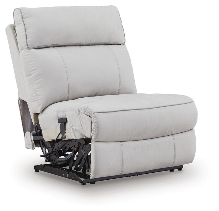 Social Pointe Reclining Sectional with Storage Consoles