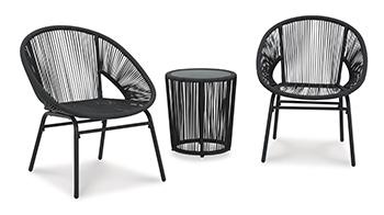 Mandarin Cape Outdoor Table and Chairs (Set of 3)