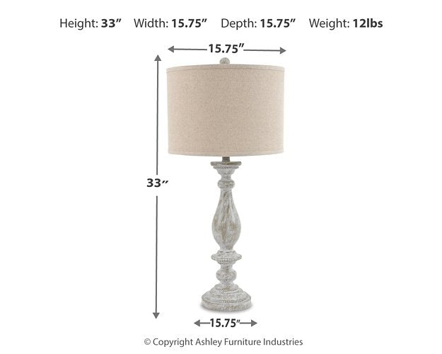 Bernadate Table Lamp (Set of 2)